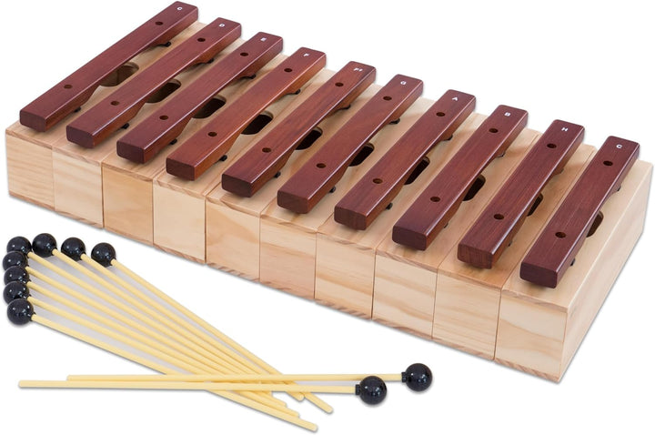 Betzold Musik - Einzelner Alt-Klangbaustein mit Schlägel - Musik-Unterricht Grund-Schule b', b'