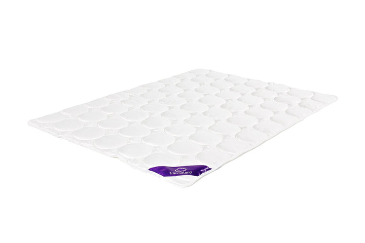 Träumeland T060172 Einziehdecke Tau Ganzjahresdecke mit Tencel 80 x 80 cm 80x80 Weiss, 80x80 Weiss