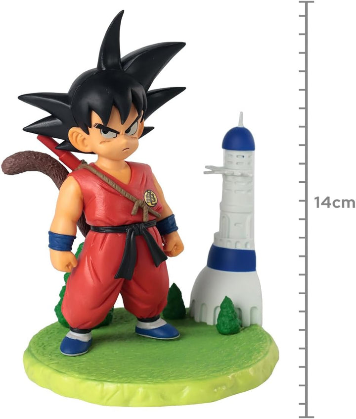 Banpresto BP19174 Figur Statue Goku Dragon Ball, History Box, Vol.4, Höhe 10 cm, Mehrfarbig