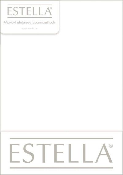 ESTELLA 6500-100 Mako-Feinjersey-Spannbetttuch 200 x 200 cm