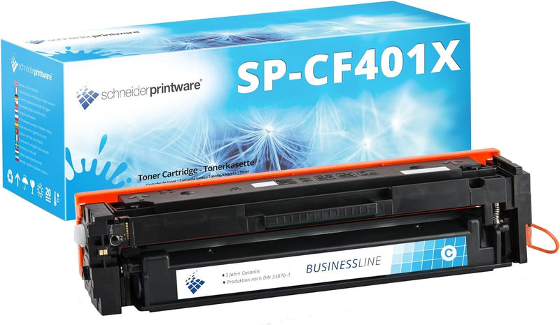 4 Schneider Printware Toner | 50 Prozent mehr Druckleistung | kompatibel zu HP 201X 201A CF400X CF40