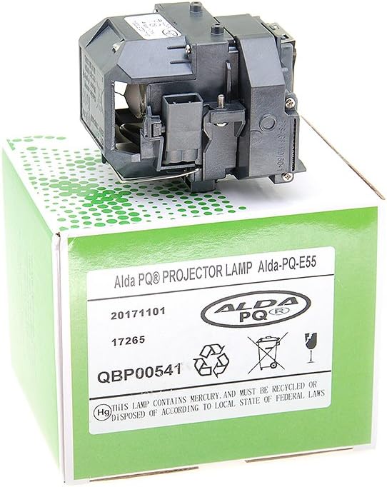 Alda PQ-Premium, Beamerlampe/Ersatzlampe für EPSON EB-W8D Projektoren, Lampe mit Gehäuse