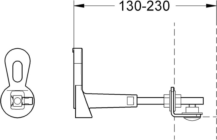 Grohe Wandbefestigung für Rapid SL WC-Element 38733000
