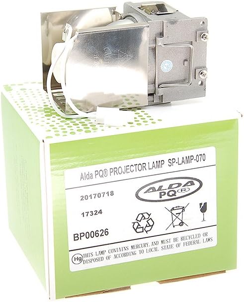 Alda PQ-Premium, Beamerlampe/Ersatzlampe kompatibel mit SP-LAMP-070 für INFOCUS IN122, IN124, IN125,