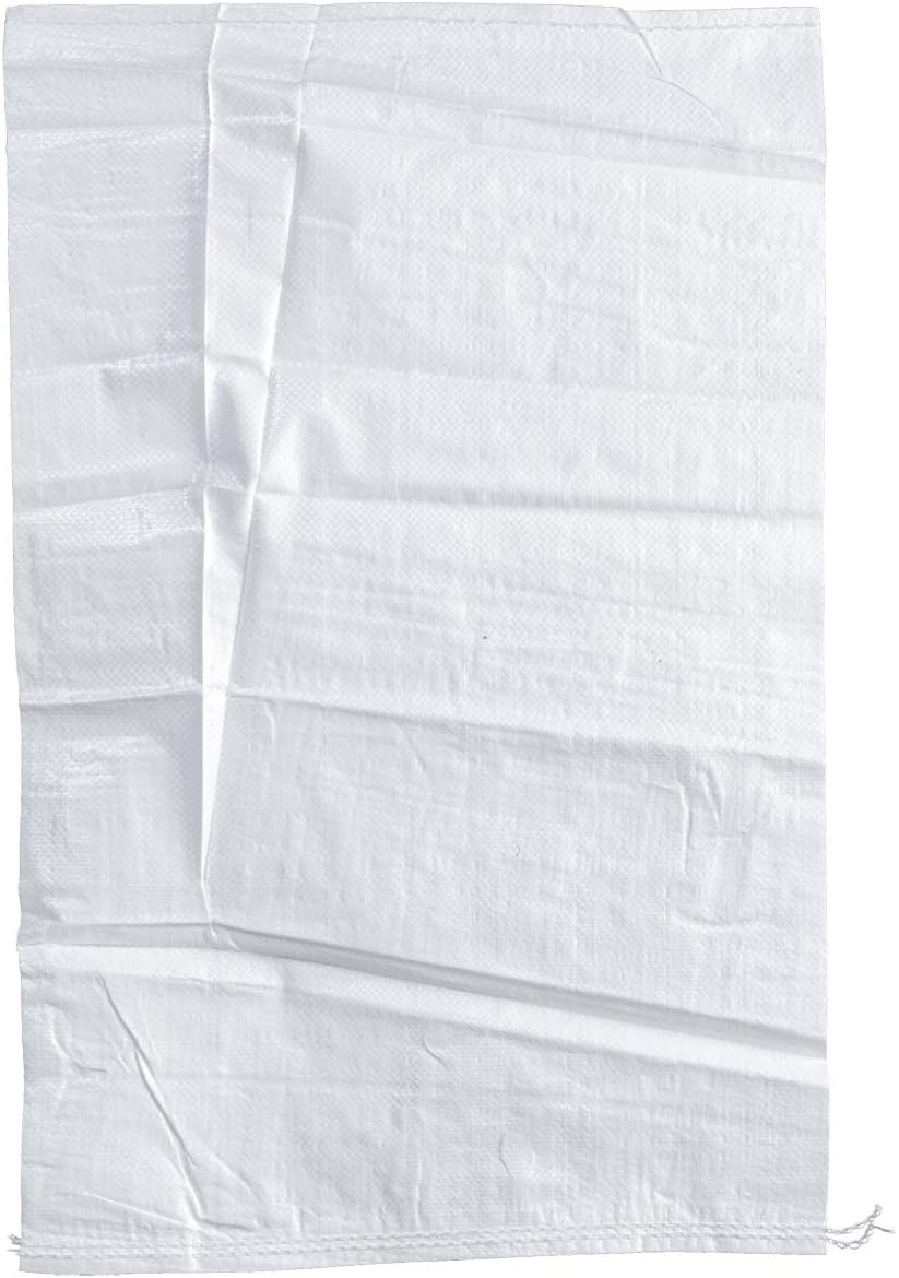 HaGa® Gewebesack 90 x 140cm - 10 Stk. Schwerlastsack PP-Sack Getreidesack weiss, 10