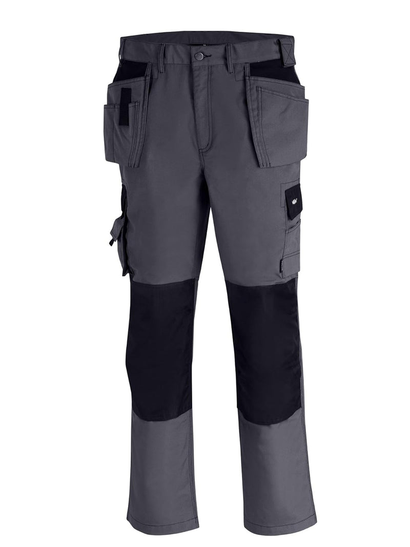 teXXor Arbeitshose Twill Bundhose T/C Panama Canvas Arbeitsbundhose grau 30, 30