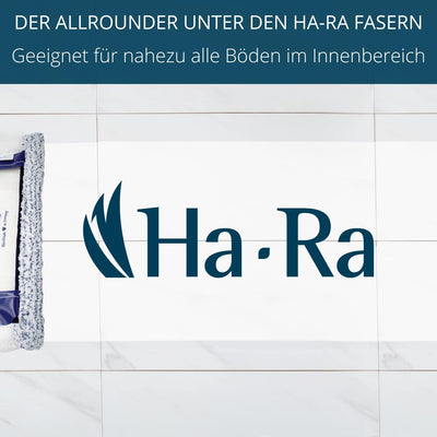 Ha-Ra Set Bodenexpress aus Edelstahl & Mach 6 Bodenfaser I robuster Boden-Wischer zur Reinigung für