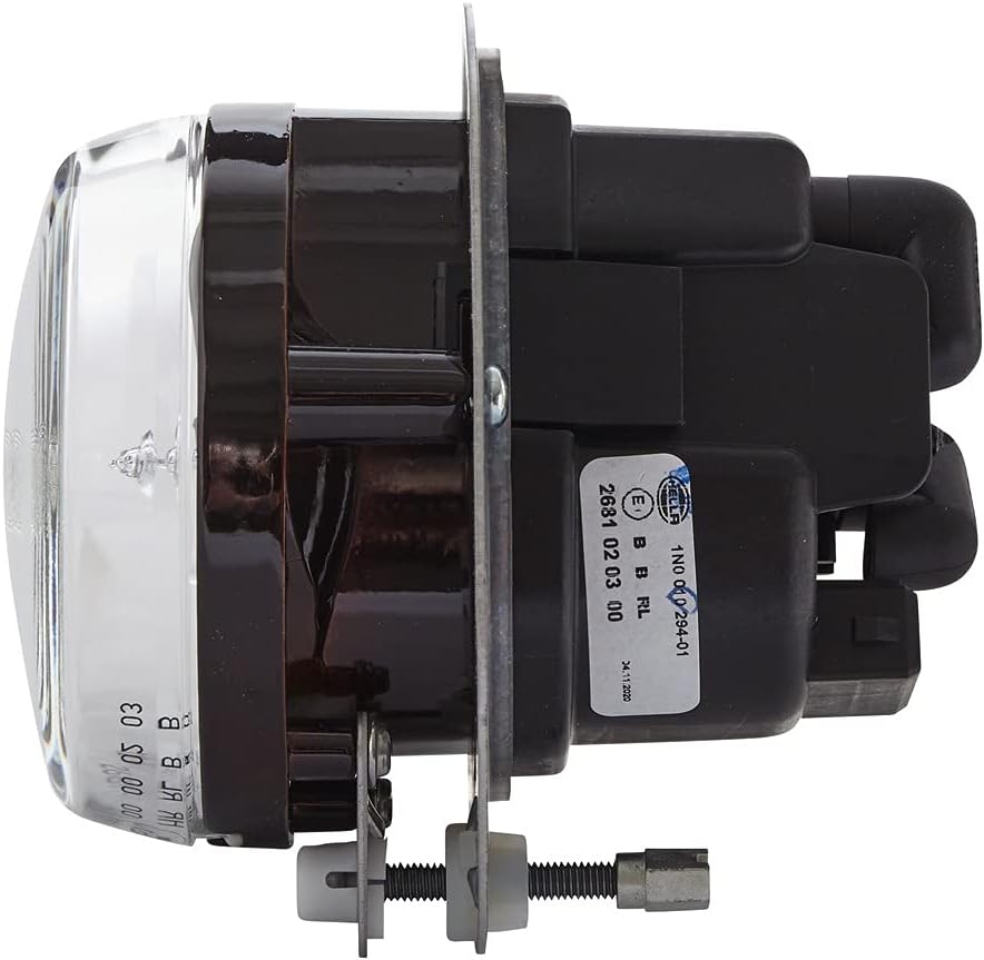 HELLA - FF-Nebelscheinwerfer - 90mm Essential - 24V - rund - Einbau - glasklare Streuscheibe - Licht