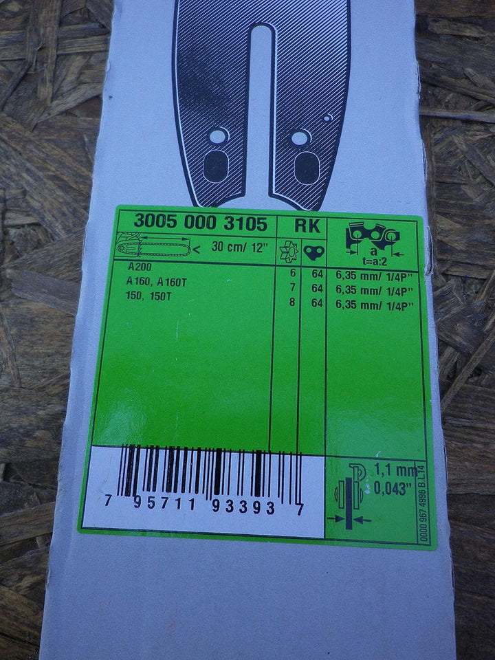 Stihl 3005 000 3105 Carvin Schnitzschiene, grau
