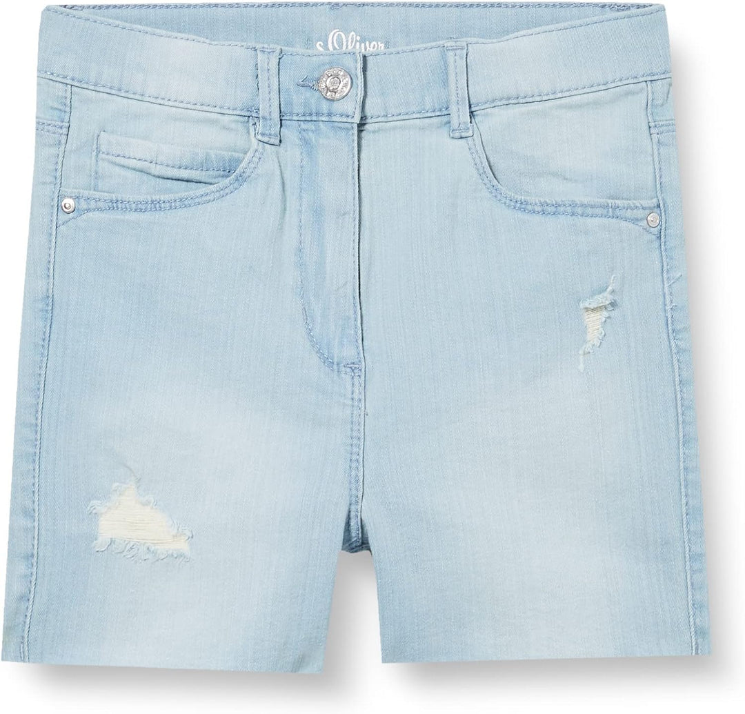 s.Oliver Junior Mädchen Hose kurz Jeans-Shorts, 52Z2, 176