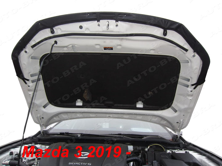 Auto-Bra AB3-00646 kompatibel mit Mazda 3 Typ BP Bj. ab 2019 Haubenbra Steinschlagschutz Tuning Bonn