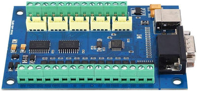 Dpofirs MACH3 100-kHz-Motion-Controller-Karte, USB-CNC-5-Achsen-Steuerkarte Gravur-Breakout-Board fü