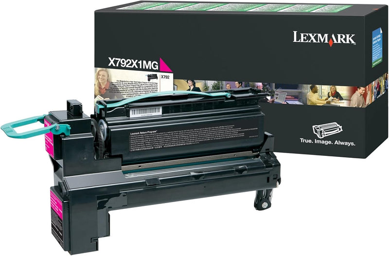 Lexmark X792X1MG X792 Tonerkartusche Extra Höhekapazität Return Program 1er-Pack, 20.000 Seiten, mag