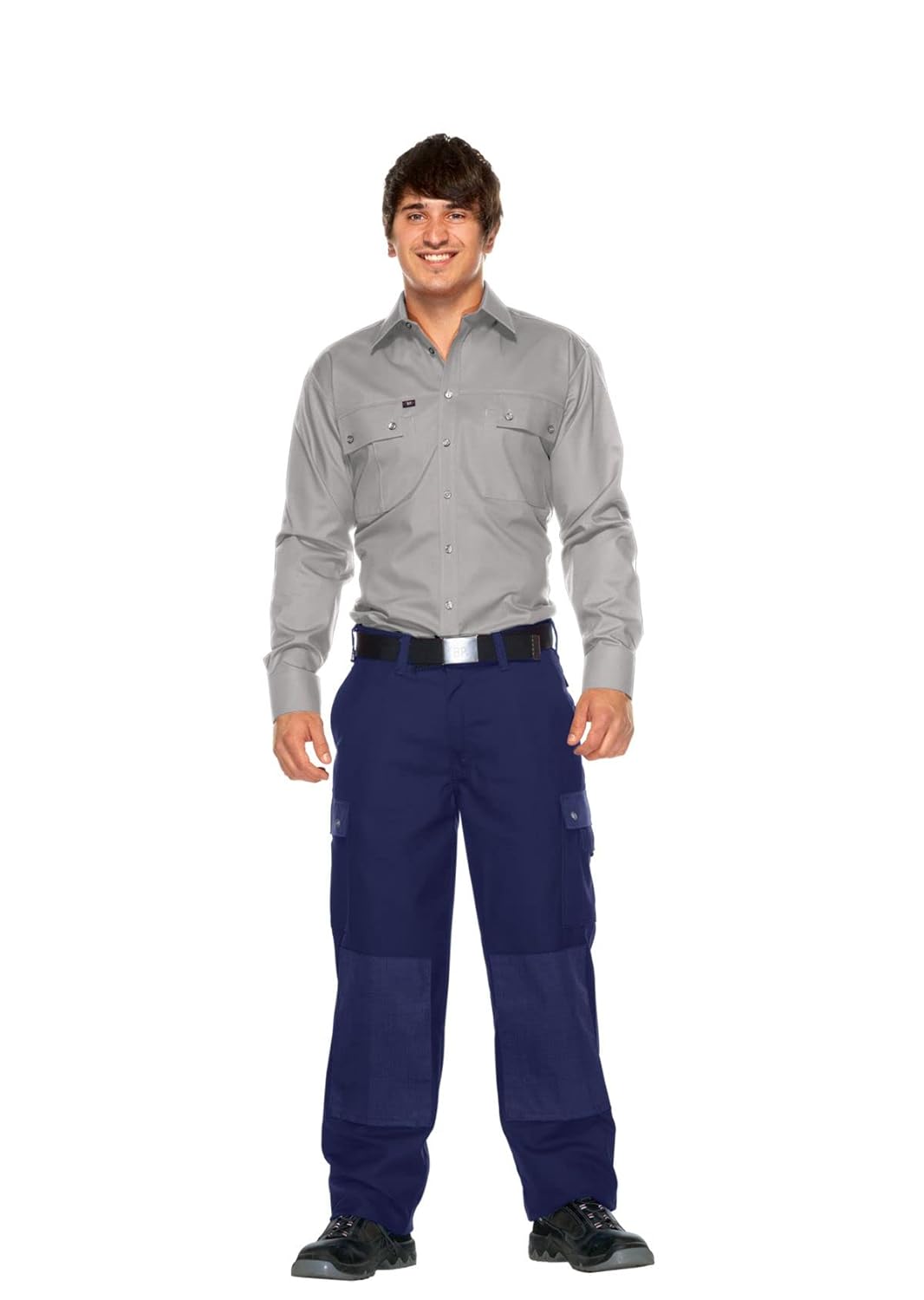 BP 1493-720-10-44 Arbeitshosen, Jeans-Stil mit mehreren Taschen, 305,00 g/m² Verstärkte Baumwolle, d