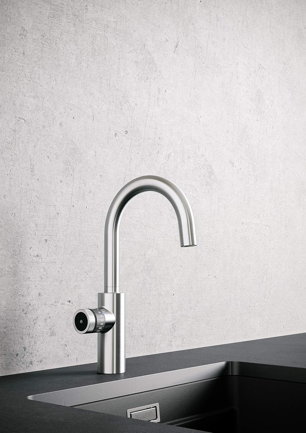 BLANCO drink.hot EVOL Mono PVD Steel | Heisswassersystem | Veredeltes kochend heisses Wasser | Click
