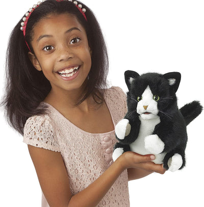 Folkmanis Handpuppe Tuxedo Kätzchen/Tuxedo Kitten