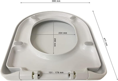 WC Sitz Deckel fuer TOTO MH CW162Y mit Absenkautomatik weiss VC10047NN