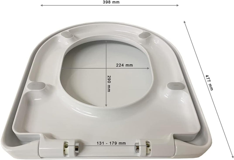 WC Sitz Deckel fuer TOTO MH CW162Y mit Absenkautomatik weiss VC10047NN