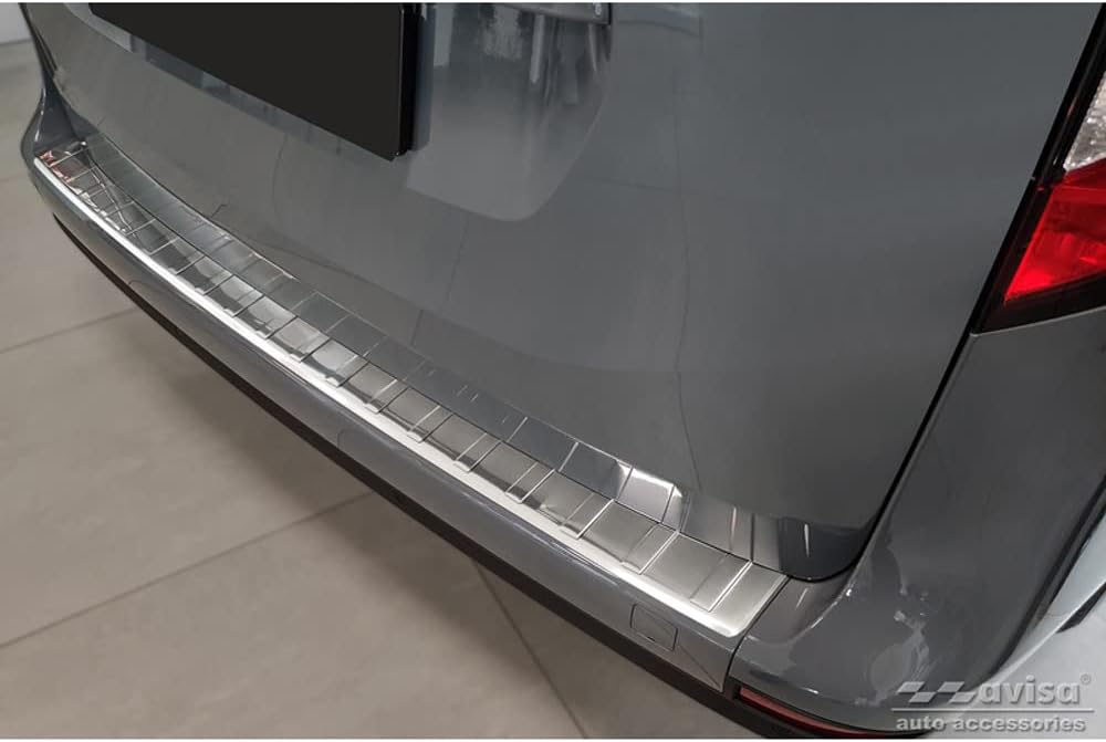 Avisa Edelstahl Heckstossstangenschutz kompatibel mit Mercedes Citan (W420) Box/Tourer 2021- 'Ribs'
