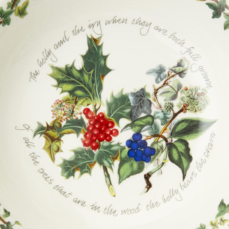 The Holly & Ivy Pasta-Schale, Keramik, Mehrfarbig, 20 x 20 x 4 cm, 6