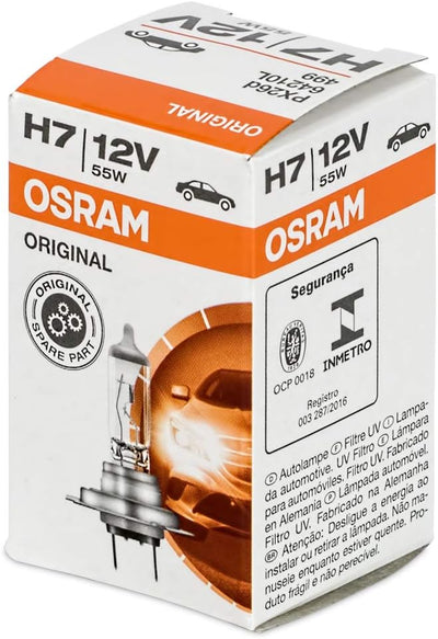 Osram 64210L-BD Original Line, H7, Longlife, Halogen-Scheinwerferlampe, 12V, 10er Pack 10x H7 ORIGIN