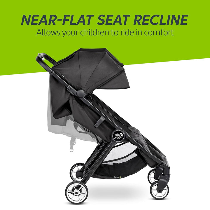 Baby Jogger City Tour 2 Double Geschwisterwagen Zwillingswagen für Reisen | leichter, zusammenklappb