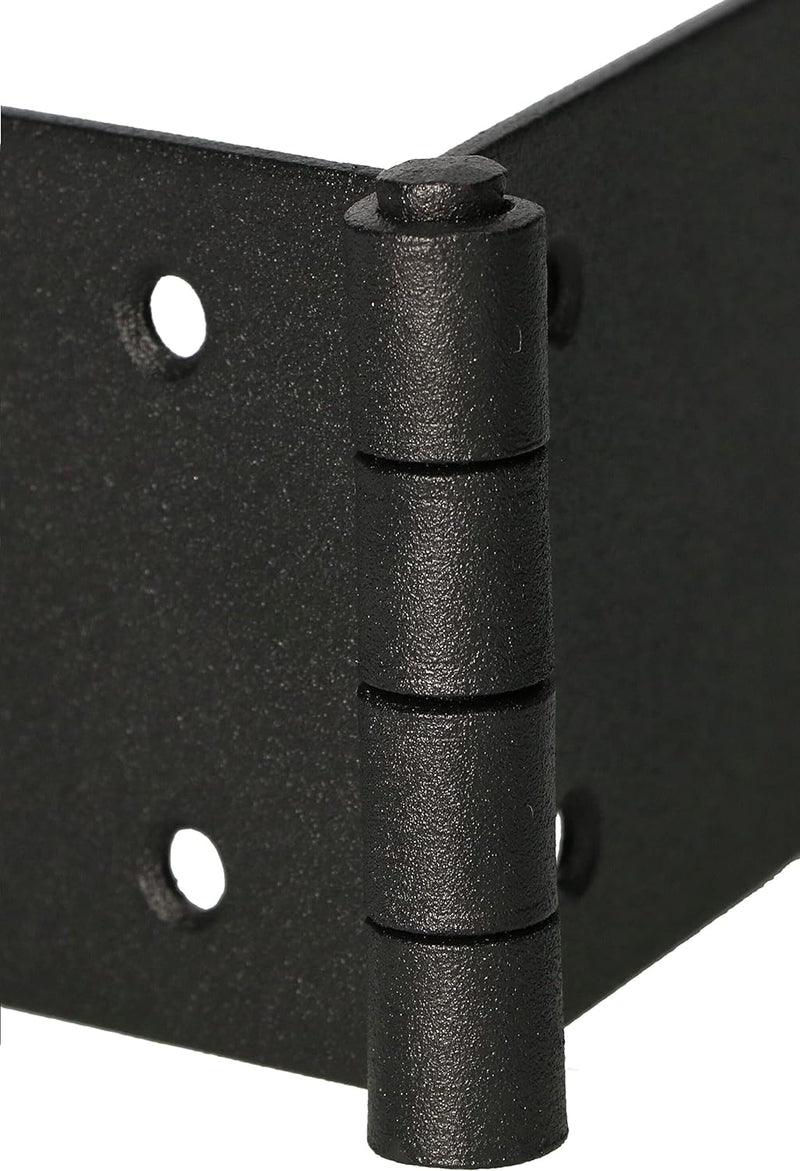 KOTARBAU® 10er Set Türscharnier Kistenband Möbelscharnier 250x50 mm Gerollt Schwarz 250x50 mm 10er S