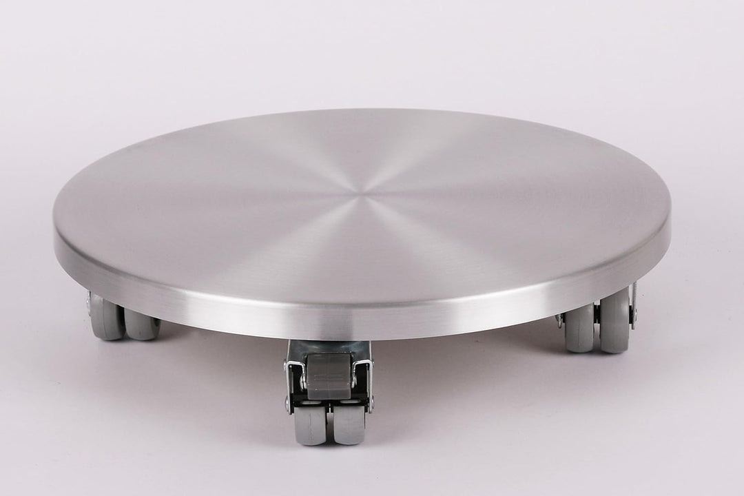 Möbelroller/Pflanzenroller (Profi) Ø 40 cm, ALU, 300kg, Doppelrollen + Bremse, Marke: Szagato, Made