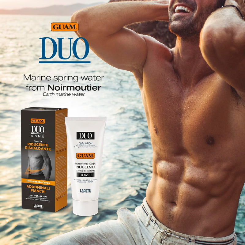 Guam, Herren Reduzierende Duo-Creme mit Guam-Algen, wärmende Creme, strafft und formt die Haut von B