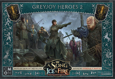 Greyjoy Heroes A Song of Ice and Fire Tabletop Miniatures Game Greyjoy Heroes Unit Box #2 | Strategi