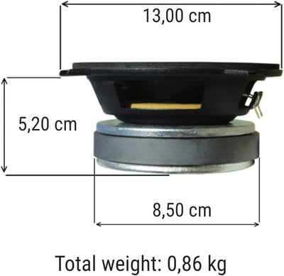 1 MIDRANGE CIARE CM132 cm 132 Lautsprecher 13,00 cm 130 mm 5" 90 watt rms und 180 watt max mit imped