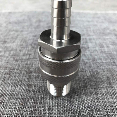 TOPINCN Homebrew Schnellkupplungs Set aus rostfreiem Stahl, 1/2" BSP-Bieranschluss, G1/2, 60 PSI, ei