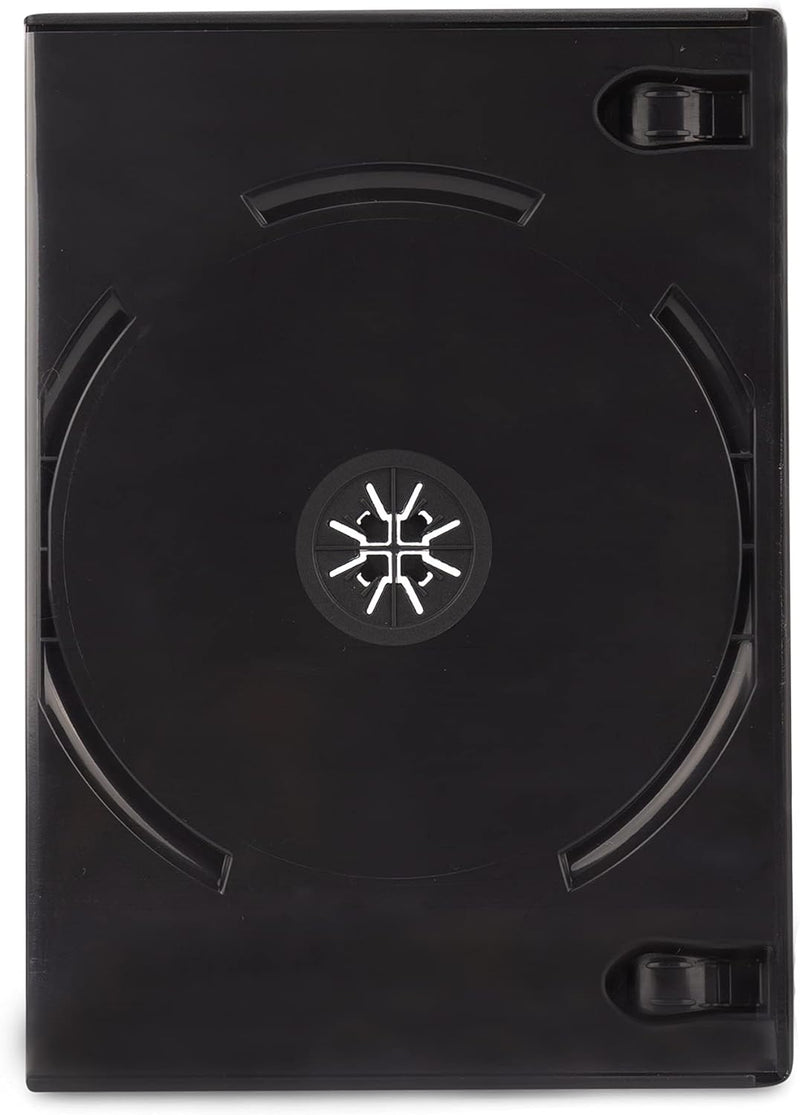 DVD-Doppelhüllen von DragonTrading®, 14 mm, schwarz, 100 Stück