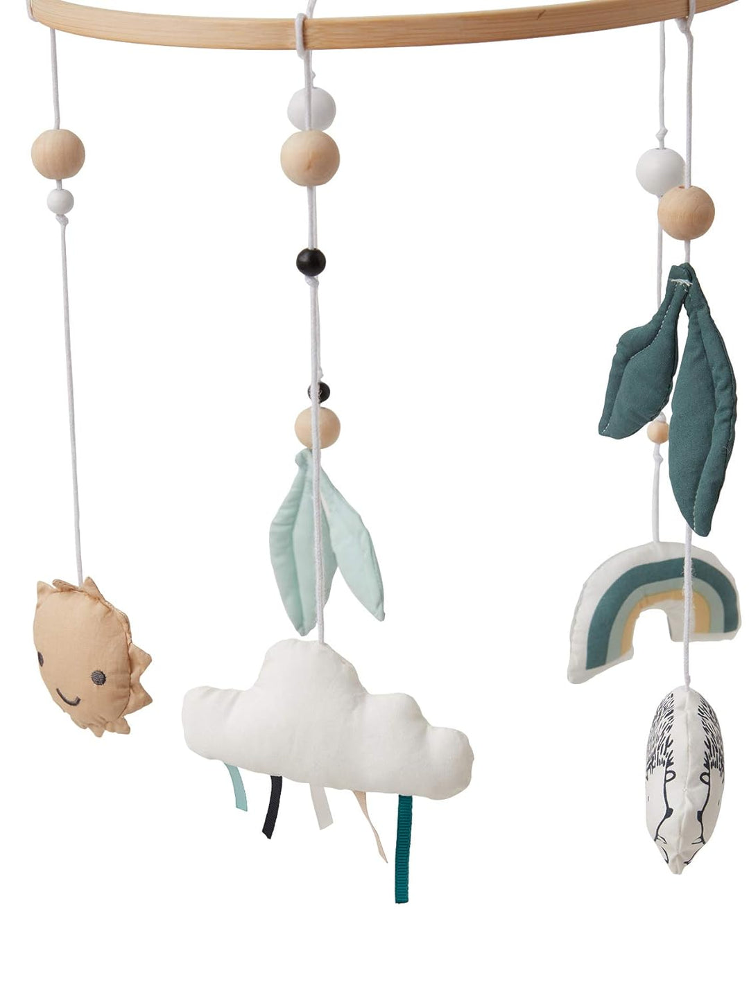 VERTBAUDET Baby Musikmobile,Lovely Nature", Bio-Baumwolle grün ONE SIZE, Grün