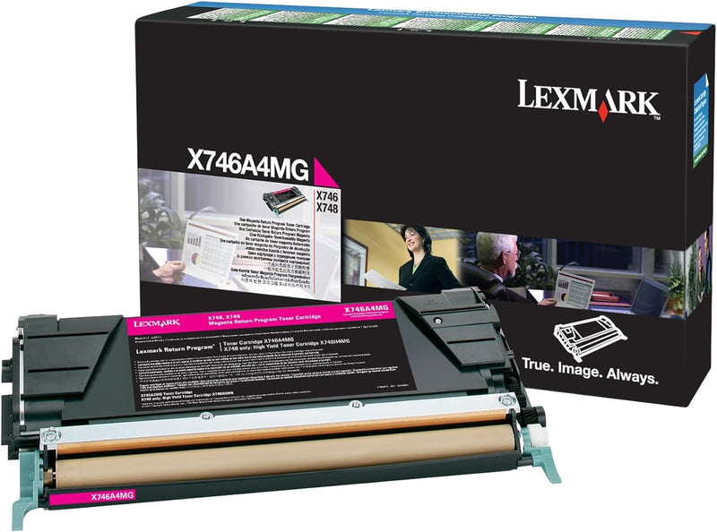 Lexmark X746A1MG Toner Cartridge für X748, magenta, magenta
