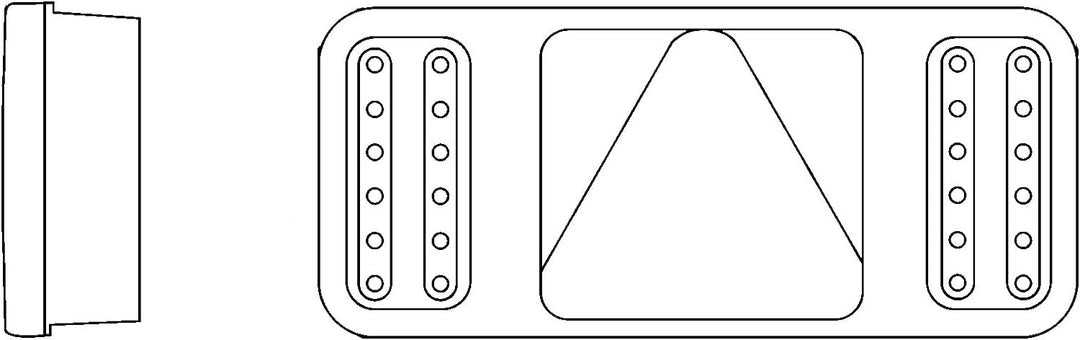 HELLA - Heckleuchte - Coluna - LED - 24V - 2VP 345 900-141