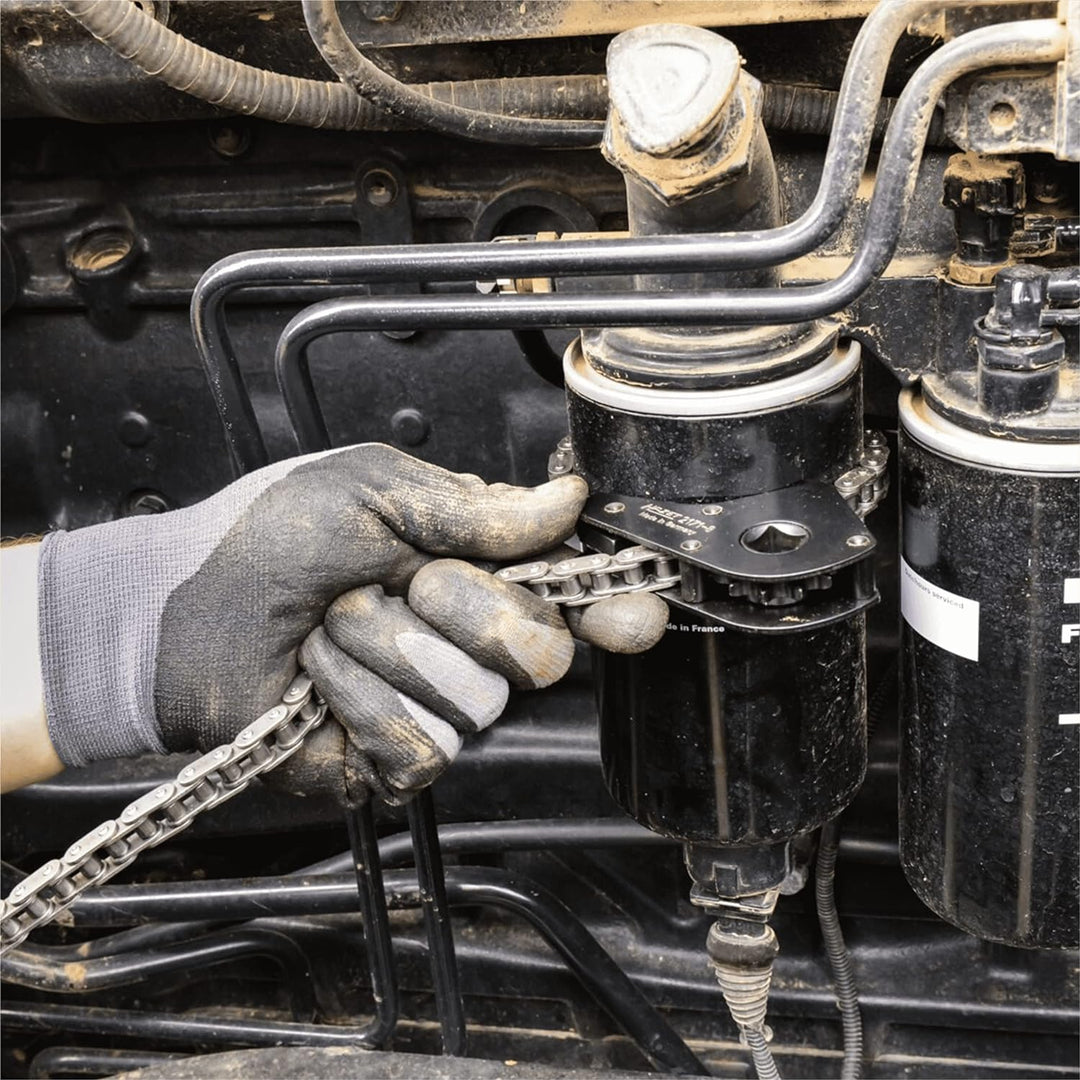 Hazet Ölfilter-Kette, Vierkant hohl 12,5 mm, 1 Stück, 2171-8LG