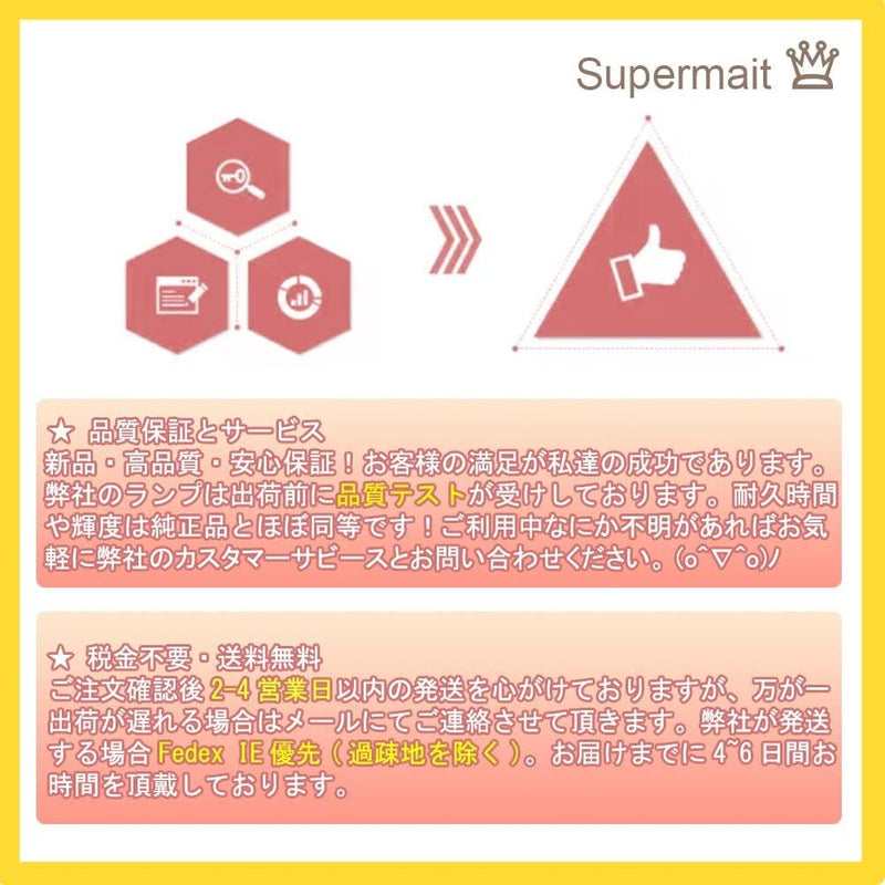 Supermait EC.K0700.001 A+ Qualität Ersatz-Projektorbirnenlampe mit Gehäuse kompatibel mit ACER H5360