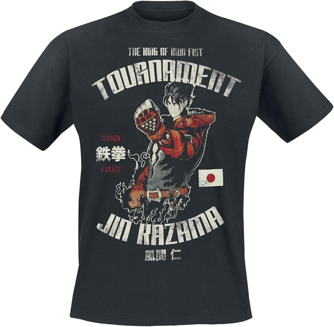 Tekken - Jin Kazama Herren T-Shirt, Schwarz, M