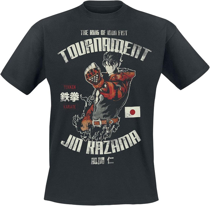 Tekken - Jin Kazama Herren T-Shirt, Schwarz, M