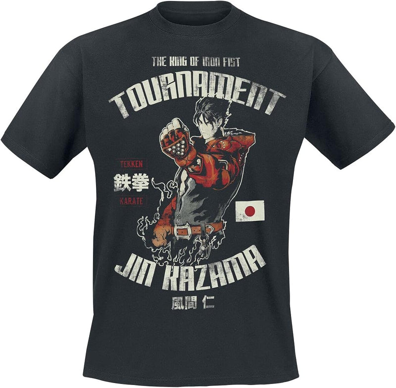 Tekken - Jin Kazama Herren T-Shirt, Schwarz, M