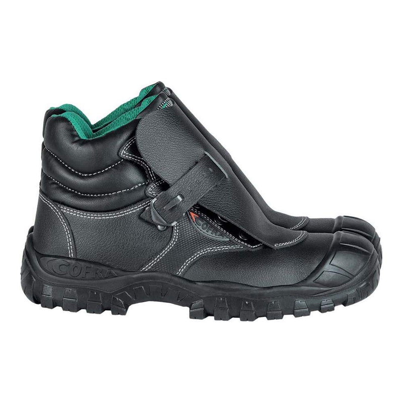 Cofra TA090-000.W39 MARTE UK S3 SRC Sicherheitsstiefel, Schwarz/Grün, Grösse 39