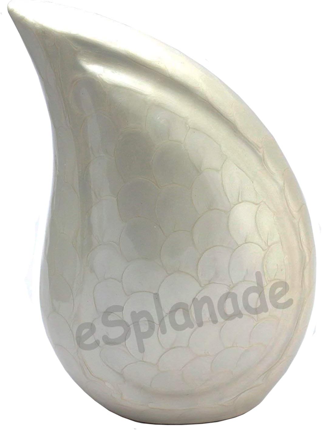 eSplanade Metall-Urnen-Gedenkglas-Behälter | Geprägte Urne in voller Grösse für die Beerdigung von A