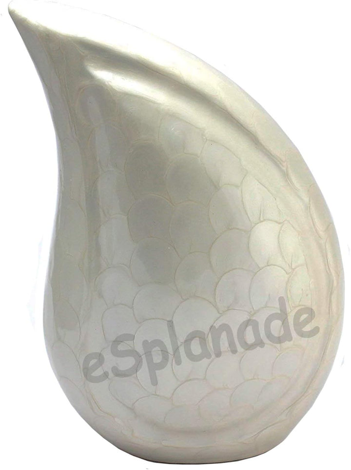 eSplanade Metall-Urnen-Gedenkglas-Behälter | Geprägte Urne in voller Grösse für die Beerdigung von A