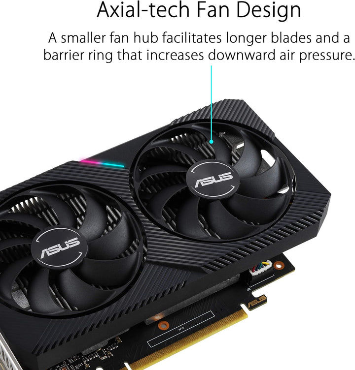 ASUS Dual GeForce GTX 1650 V2 4GB OC Edition GDDR6 Gaming Grafikkarte (NVIDIA Turing Architektur, 4G