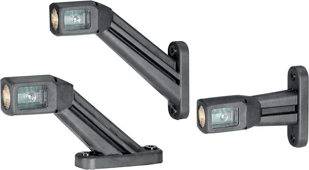 HELLA - Umrissleuchte - LED - 12/24V - Lichtscheibenfarbe: gelb/rot/weiss - Kabel: 500mm - Stecker: