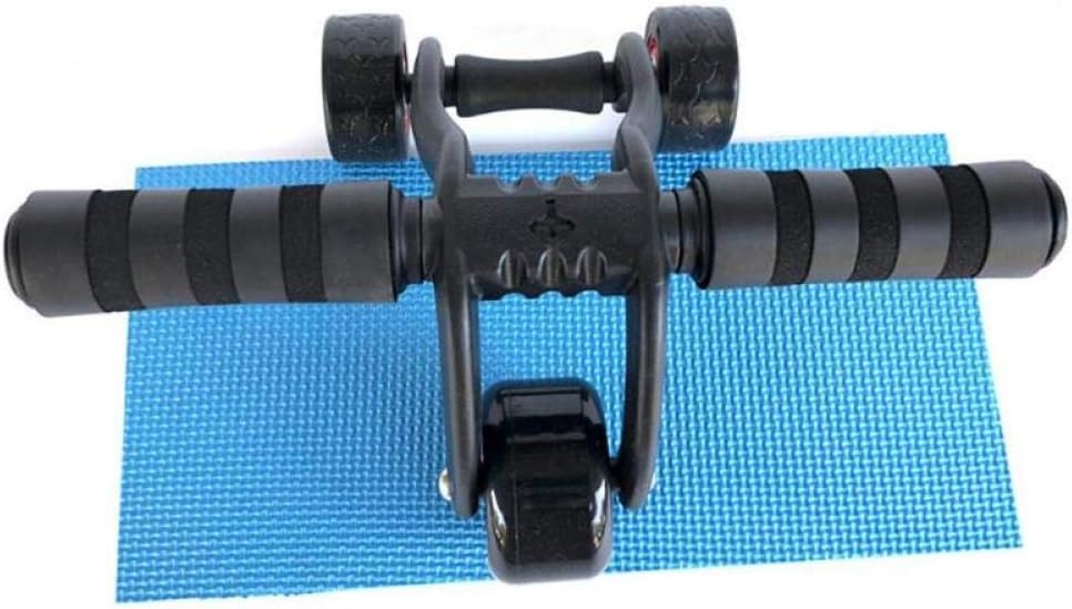 3-Rad-Netzrad Triple AB Roller Bauchknie Pad Stretch Bauch Widerstandsseil für Training Fitness Mach