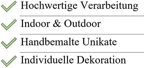 Hochwertige Zaunhocker im Sparset – Pfostenhocker/Zaunfigur Metall – Gartendekoration Zaungucker – D