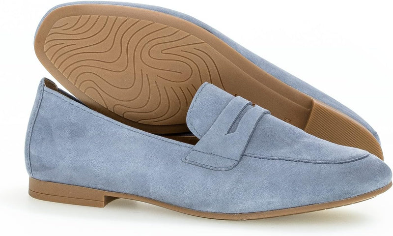 Gabor Damen Slipper, Frauen Halbschuhe 38 EU Blau Nautic, 38 EU Blau Nautic