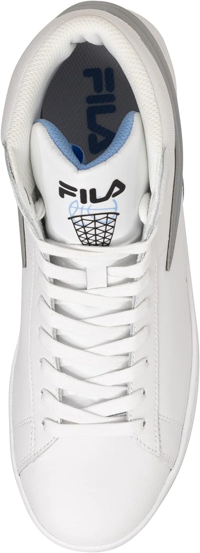 FILA Damen Highflyer L Mid Wmn Sneaker 39 EU Schmal White Monument, 39 EU Schmal White Monument